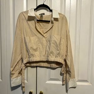 San Souci size XL cropped shirt